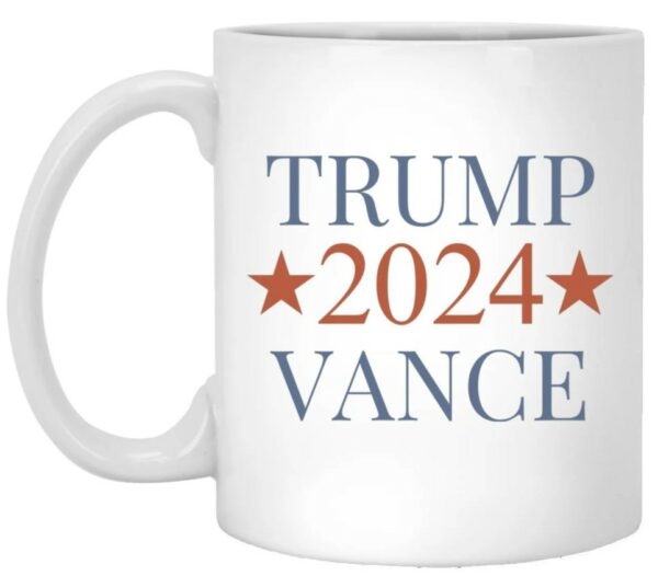 2024 Trump Vance Mug, Political Campaign Mug, Election Support Mug, Patriotic Trump Mug, Pro-Vance Trump Coffee Cup, Election 2024 Mug