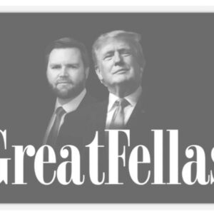 Donald Trump Great Fellas Trump2024 JD Vance MAGA Sticker for Patriots1