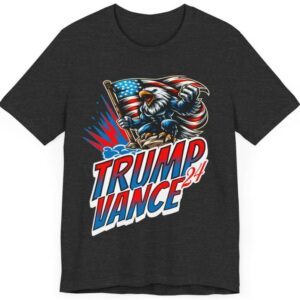 Express Delivery Available - Trump Vance 2024 Election Rally Shirt - American Eagle Trump Vance Rally Inauguration Bella Canvas 3001 Shirt1