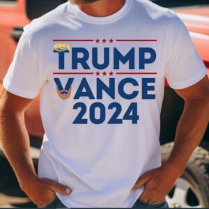 Funny President Trump Vance 2024 Election Campaign T-Shirt, Republican Voter Tee, Donald Trump Rally Unisex Shirt, MAGA Patriotic Apparel1