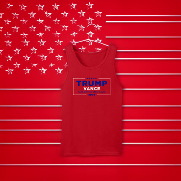 Hulk Hogan Trump Vance Red Tank Tops