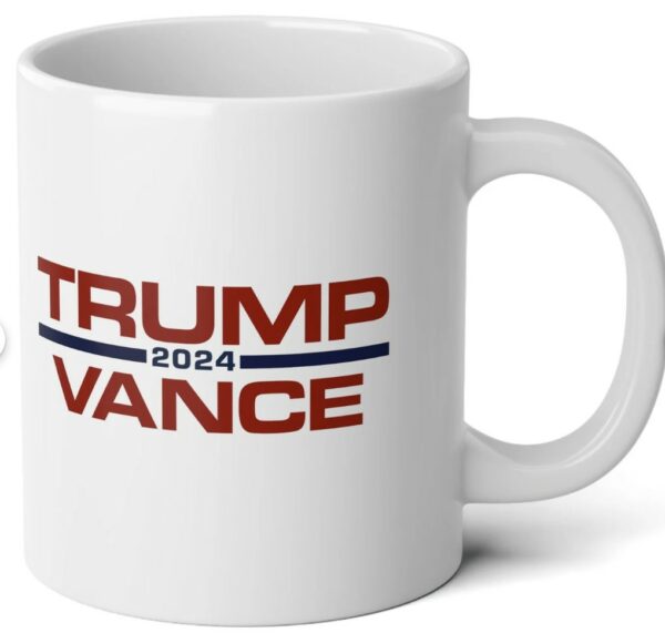 Jumbo Trump Vance Coffee Mug, 2024 Election, Make America Great Again, Cup of Joe, Republican ticket, Vote Republican, Republican Gifts