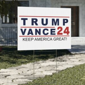 Official RNC Pick Trump Vance 2024 Yard Sign