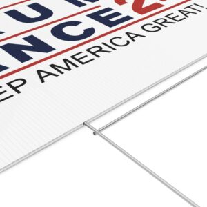 Official RNC Pick Trump Vance 2024 Yard Sign Us