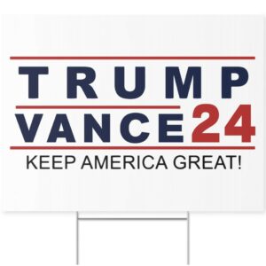 Official RNC Pick Trump Vance 2024 Yard Signs