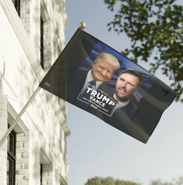 PRESIDENT TRUMP AND JD VANCE WILL MAKE AMERICA GREAT AGAIN Flag Usa