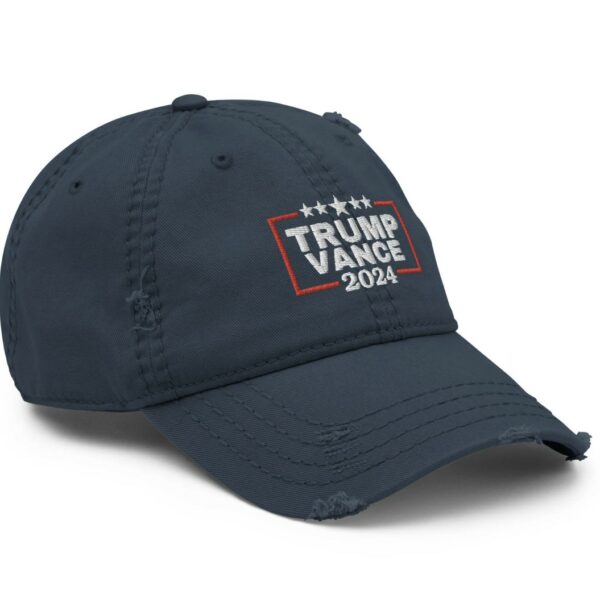 President Trump Vice President Vance 2024 Distressed Dad Hats