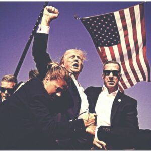 Survival and Strength (Purple Majesty Edition) Trump Overcomes Assassination Attempt Poster