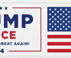 TRUMP VANCE 2024 Bumper Sticker MAGA Make America Great Again!