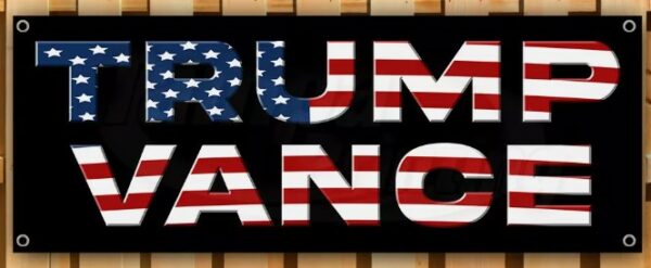 TRUMP VANCE 2024 MAGA FJB Banner Flag Sign Vinyl11