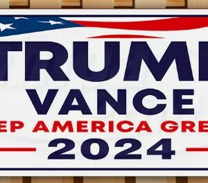 TRUMP VANCE 2024 MAGA FJB Banner Flag Sign Vinyl14