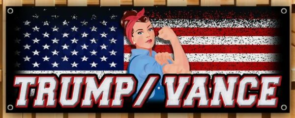 TRUMP VANCE 2024 MAGA FJB Banner Flag Sign Vinyl15