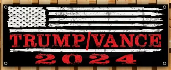 TRUMP VANCE 2024 MAGA FJB Banner Flag Sign Vinyl29