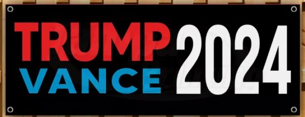 TRUMP VANCE 2024 MAGA FJB Banner Flag Sign Vinyl32