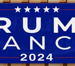 TRUMP VANCE 2024 MAGA FJB Banner Flag Sign Vinyl6