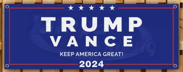 TRUMP VANCE 2024 MAGA FJB Banner Flag Sign Vinyl9