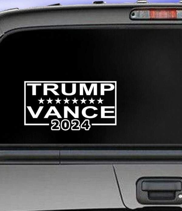 TRUMP VANCE 2024- Vinyl Car Decal - Bumper Sticker