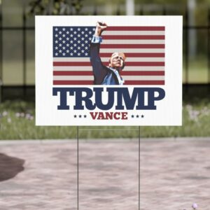 TRUMP VANCE Fist Pump Yard Signs