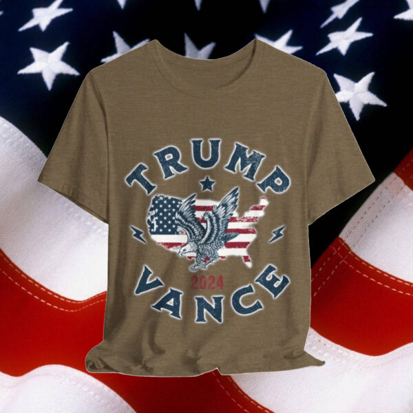 TRUMP Vance 2024 Election T-shirt, Gift for Him, Maga, Patriot Shirt, Rally Gear, Save America, Republican Pride, Conservative 1776 Vintage1