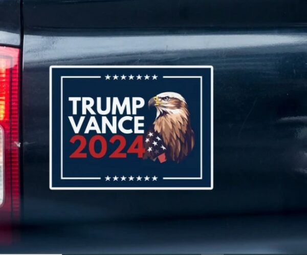 Trump 2024 Decal, Trump Vance Sticker, MAGA Car Decal, Republican Decal, Political, Trump Support2