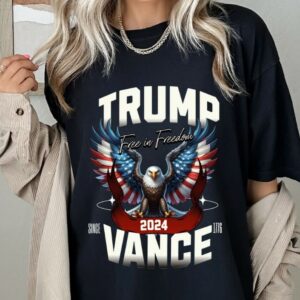 Trump 2024 Shirt, Trump Vance Shirt, Presidential Election 2024, Republican Gift, MAGA Shirt, Political Shirt, Trump 47