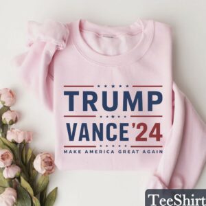 Trump 2024 Support Trump and Vance with Official Campaign TShirt