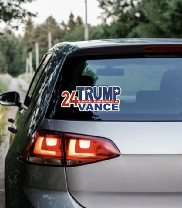 Trump 2024 Take America Back with Trump Vance Stickers and Decals