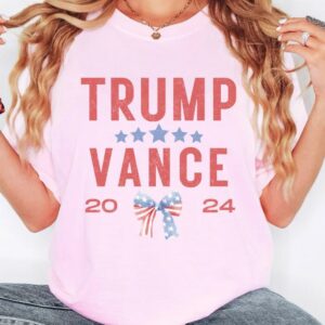 Trump Girl Shirt Trump Vance Tshirt Trump Coquette Trump Soft Girl Trump Women Shirt Republican Women T-Shirt Trump America Republican Shirt2