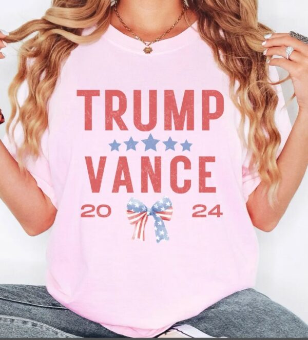 Trump Girl Shirt Trump Vance Tshirt Trump Coquette Trump Soft Girl Trump Women Shirt Republican Women T-Shirt Trump America Republican Shirt2