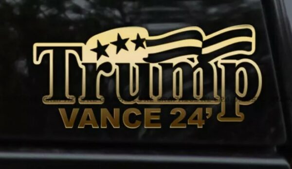 Trump JD Vance 2024 Vinyl Decal Sticker Car Window Bumper Glass