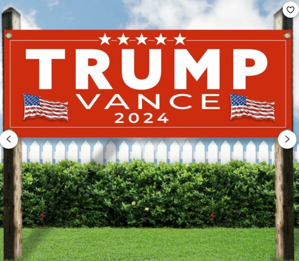 Trump-Vance 2024 Banner Grommets