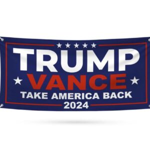 Trump Vance 2024 Banner Signs