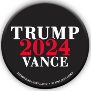 Trump Vance 2024 Button1