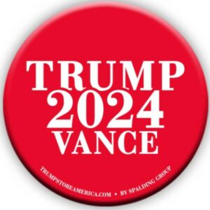 Trump Vance 2024 Button2