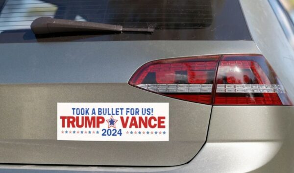 Trump Vance 2024 Car Magnet, Trump Vance Bumper Sticker1