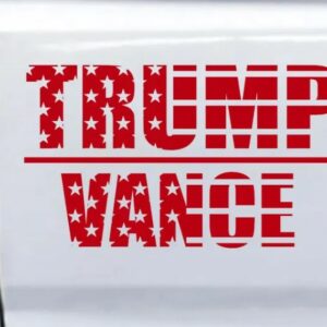 Trump Vance 2024 Decal #2 – High-Quality Vinyl Political Sticker