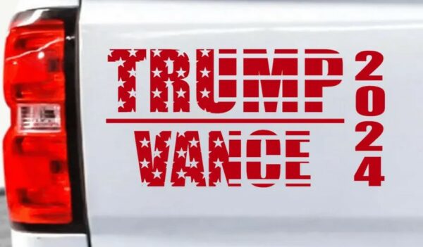 Trump Vance 2024 Decal #2 – High-Quality Vinyl Political Sticker