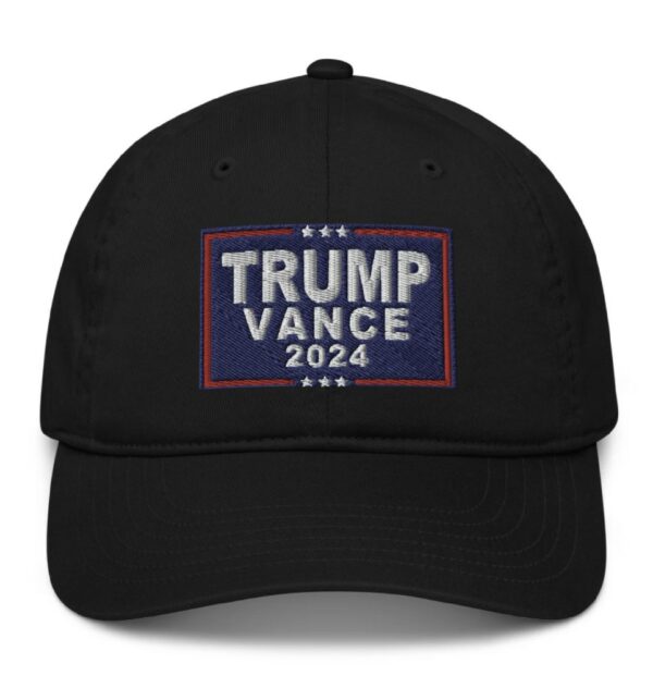 Trump Vance 2024 Eco-Friendly Organic Cotton Hat for Patriots