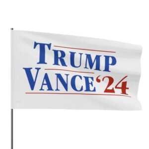 Trump Vance 2024 Election Flag - President Donald Trump - Vice President JD Vance