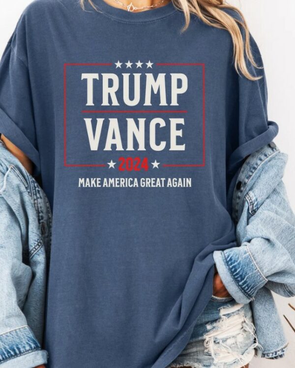 Trump Vance 2024 Election Shirt, Comfort Colors, Trump Shirt, Trump 2024 Election Shirt, Vance VP Shirt, President Trump Election 2024 Shirt2