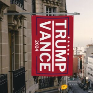 Trump-Vance 2024 Flag Donald Trump 2024 President J D-Vance Ake Save American Back Garden Flag House Flags Outdoor Yard Flag Home Sign12