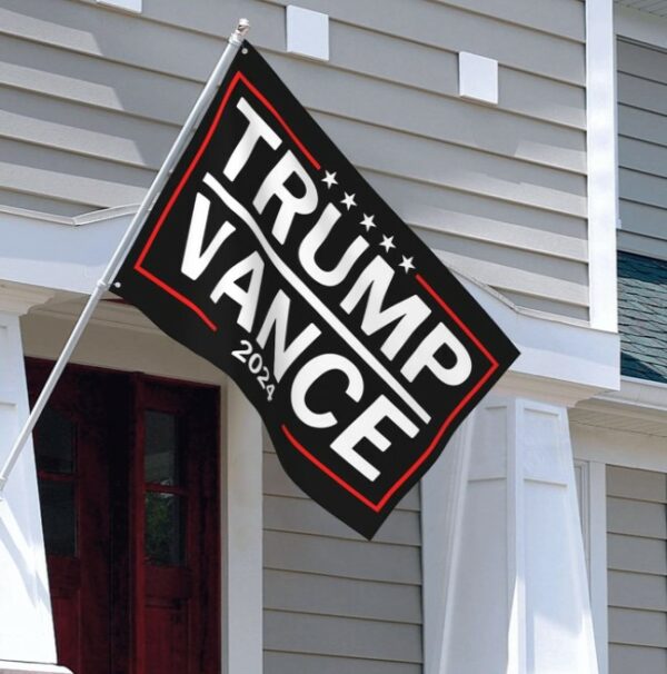 Trump-Vance 2024 Flag Donald Trump 2024 President J D-Vance Ake Save American Back Garden Flag House Flags Outdoor Yard Flag Home Sign3