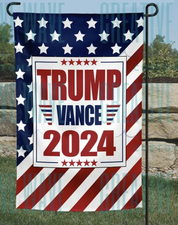 Trump Vance 2024 Garden Flag