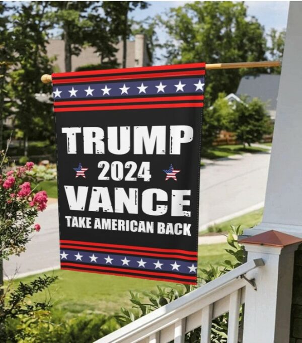 Trump-Vance 2024 Garden Flag,Donald Trump 2024 President J D-Vance Ake Save American Back Double Sided Garden Flag House Flags Outdoor Yard Flag Home Sign13