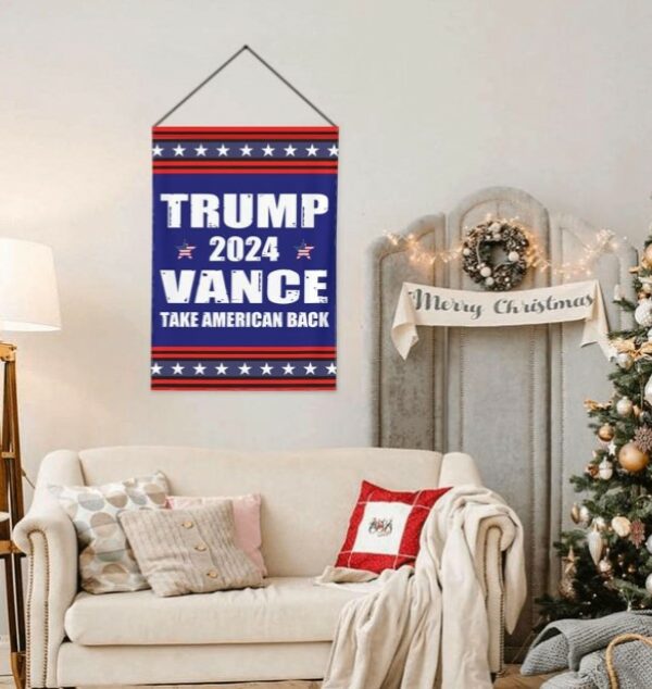 Trump-Vance 2024 Garden Flag,Donald Trump 2024 President J D-Vance Ake Save American Back Double Sided Garden Flag House Flags Outdoor Yard Flag Home Sign9