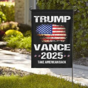 Trump-Vance 2024 Garden Flag,Donald Trump 2024 President J D-Vance Ake Save American Back Double Sided Garden Flag House Flags Outdoor Yard Flag Home Sign(No Flagstand)1