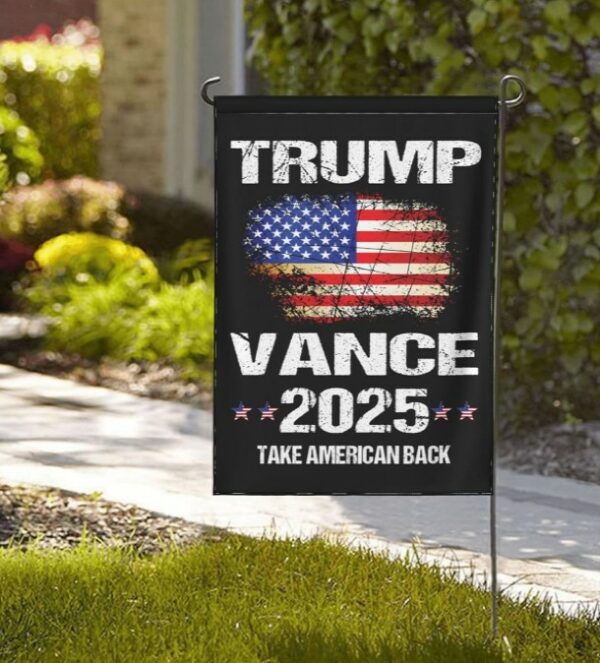 Trump-Vance 2024 Garden Flag,Donald Trump 2024 President J D-Vance Ake Save American Back Double Sided Garden Flag House Flags Outdoor Yard Flag Home Sign(No Flagstand)1