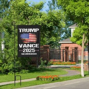 Trump-Vance 2024 Garden Flag,Donald Trump 2024 President J D-Vance Ake Save American Back Double Sided Garden Flag House Flags Outdoor Yard Flag Home Sign(No Flagstand)3