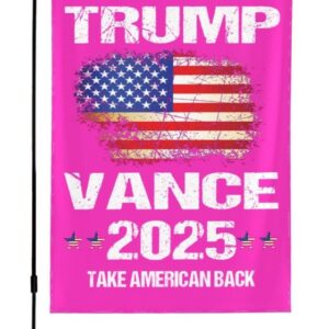 Trump-Vance 2024 Garden Flag,Donald Trump 2024 President J D-Vance Ake Save American Back Double Sided Garden Flag House12