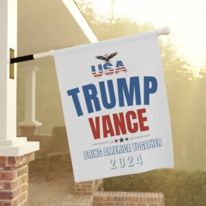 Trump Vance 2024 Garden & House Banner Flag us